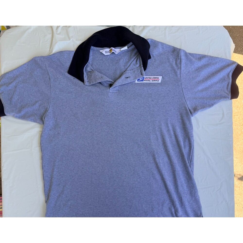 Brookfield Postal Blue Polo Shirt XL Workwear USPS